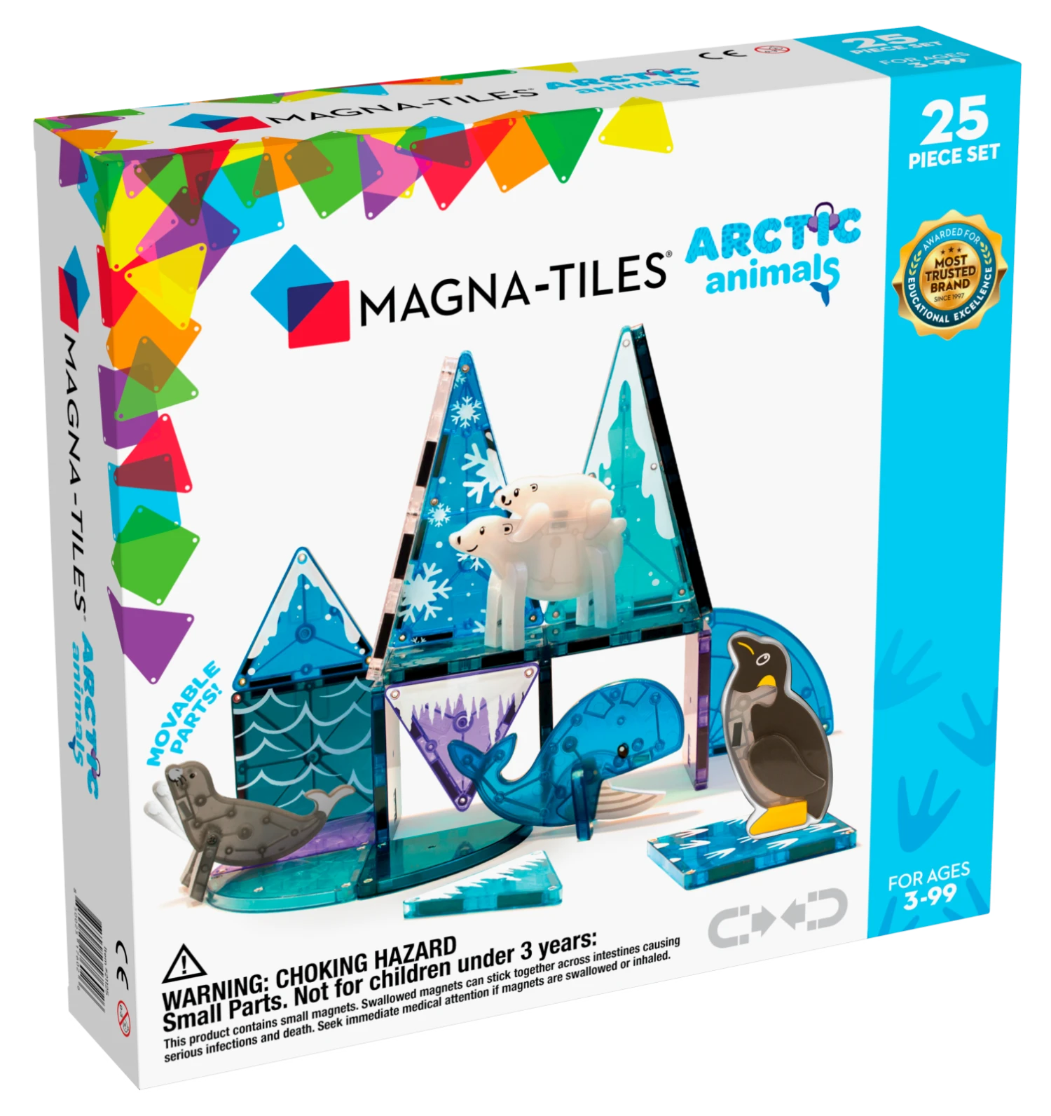 Magna-Tiles Arctic Animals 25pc Magna-Tiles Arctic Animals 25pc -Toyology Toys 1904e7ec6f8f6c083774ad7e0a07183a