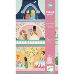 Djeco The Princess Tower - 36pc Giant Floor Puzzle -Toyology Toys 39aec5d03802239551b0a1bde0b81357