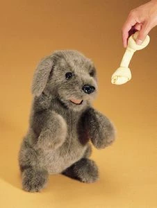 Folkmanis Sitting Dog Puppet