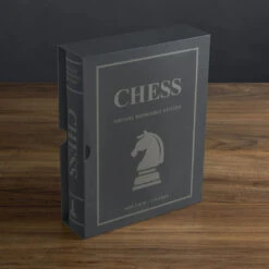 Vintage Bookshelf Chess