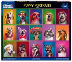 Puppy Portraits - 500pc Puzzle