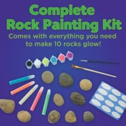 Glow In The Dark Rock Painting Kit -Toyology Toys 4cef9e7b4b1cf9f4fffba1c65dbf0ee9