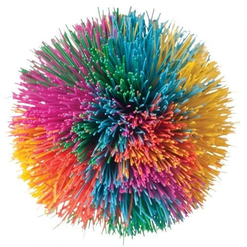 Rainbow Pom Ball Toysmith Rainbow Pom Ball -Toyology Toys 685fd4347887457161d592fb2948c1c0