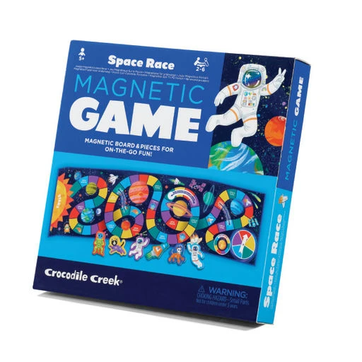 Space Race Magnetic Game Crocodile Creek Space Race Magnetic Game -Toyology Toys