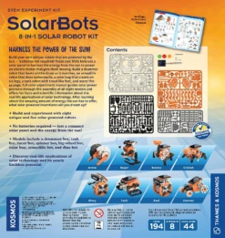 SolarBots: 8-in-1 Solar Robot Kit 5 SolarBots: 8-in-1 Solar Robot Kit -Toyology Toys 7f71f60ed8071c5e2321e80e4e7cffd2