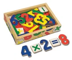 Melissa & Doug Magnetic Wooden Numbers -Toyology Toys 85cabb5bbcf2e3cfc0e0ea5b69f9b861