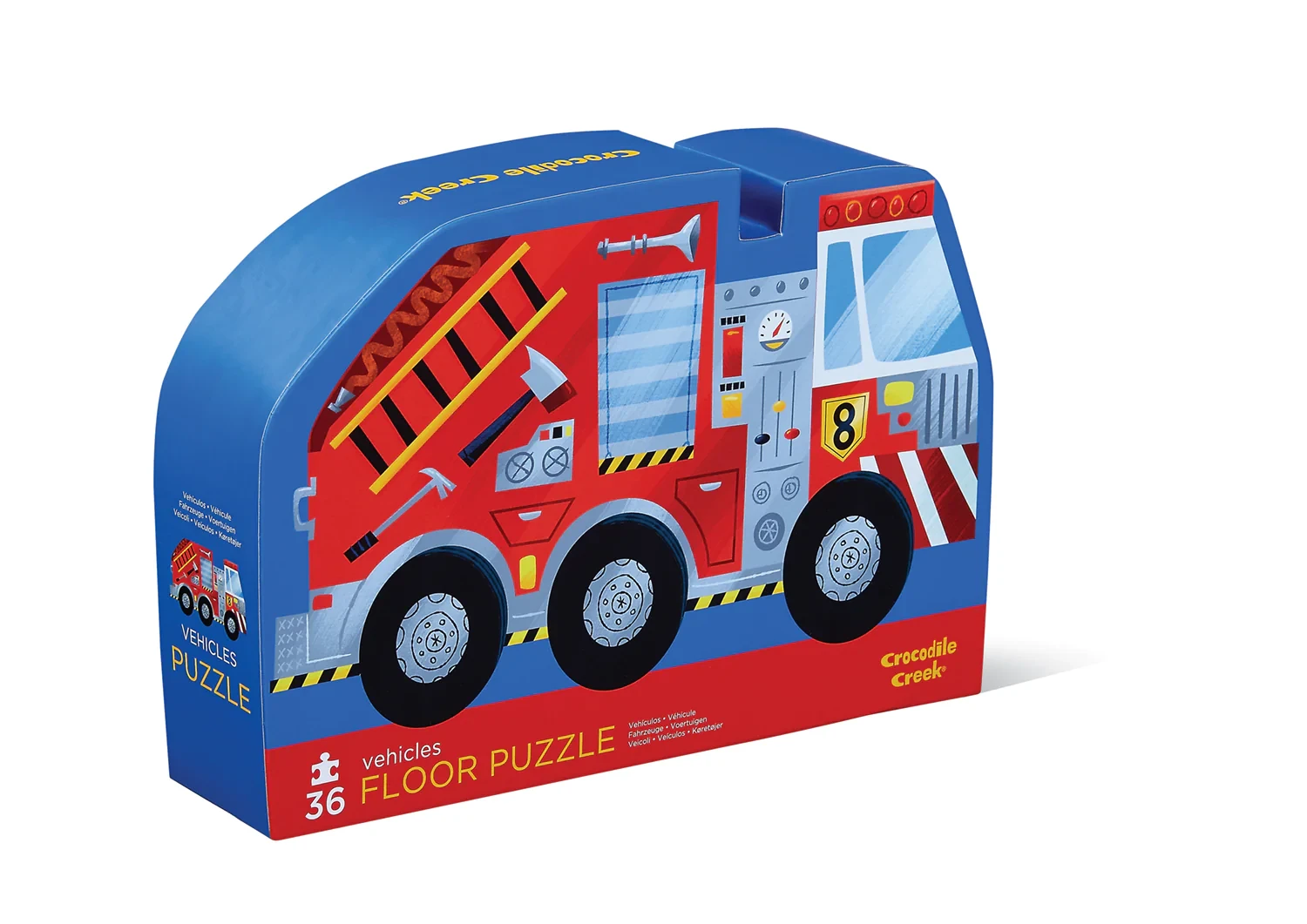 Vehicles - 36pc floor puzzle Crocodile Creek Vehicles - 36pc Floor Puzzle -Toyology Toys 9cb78b6c1019658f63cc100eaf01b055