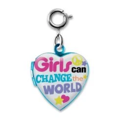 Charm It! Girls Can Change The World Charm