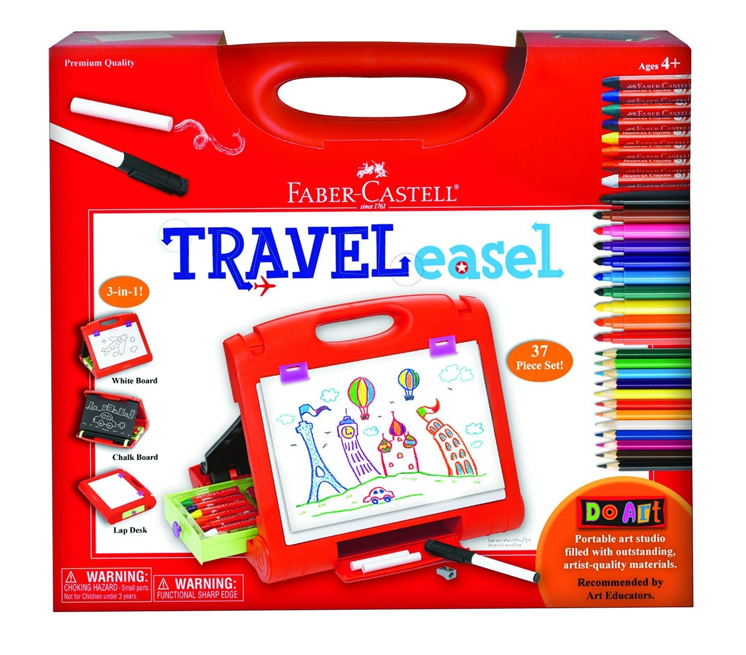 Do Art Travel Easel Faber-Castell Do Art Travel Easel -Toyology Toys Do Art Travel Easel ToyologyToys 272
