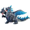 Folkmanis Dragon Blue Three Headed Puppet -Toyology Toys Dragon Blue Three Headed Puppet ToyologyToys 490