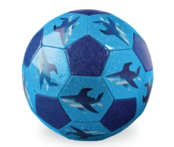 Crocodile Creek Glitter Soccer Ball Shark City Size 3