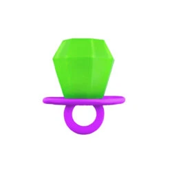 Ring Pop Squishi Toy 5 Ring Pop Squishi Toy -Toyology Toys Green Squish Ring Pop 58003