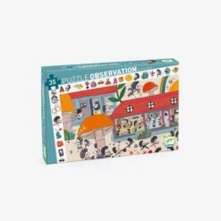 Djeco Hedgehog School - 35pc Observation Puzzle