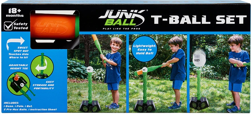 Junk Ball T Ball Set Junk Ball T Ball Set -Toyology Toys Junk Ball T Ball Set ToyologyToys 257