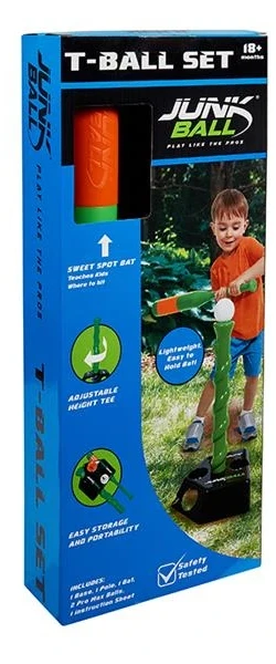 Junk Ball T Ball Set Junk Ball T Ball Set -Toyology Toys Junk Ball T Ball Set ToyologyToys 541