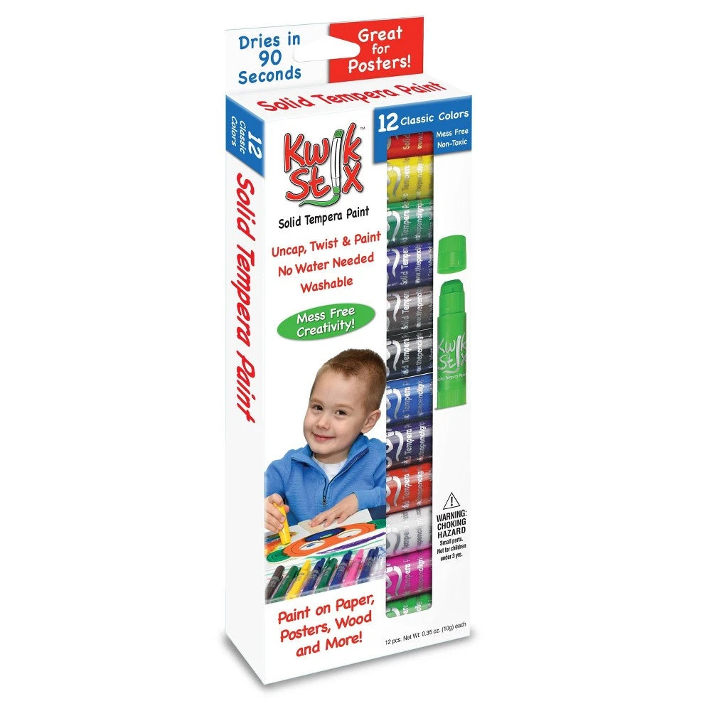 Kwik Stix 12 pk Classic Kwik Stix 12 Pk Classic -Toyology Toys Kwik Stix 12 pk Classic ToyologyToys 992
