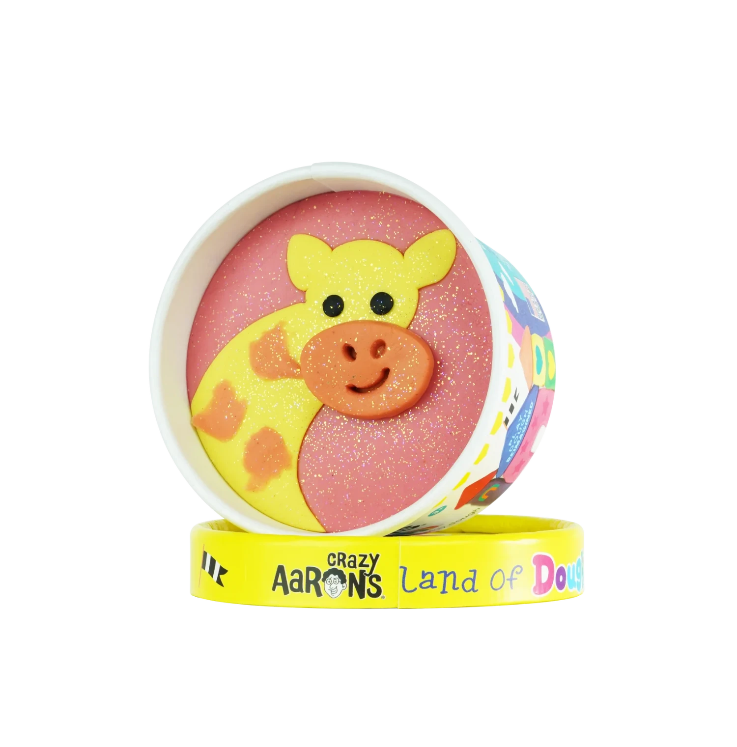 Land of Dough Play Dough Cup - Lily Longneck Land Of Dough Play Dough Cup - Lily Longneck -Toyology Toys LOD Giraffe New