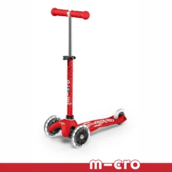 Micro Mini Deluxe LED Scooter 4 Micro Mini Deluxe LED Scooter -Toyology Toys Micro Mini LED Scooter Red ToyologyToys