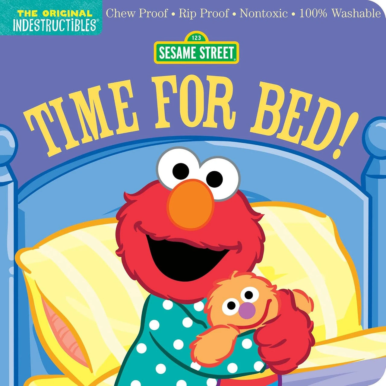 Indestructible Sesame Street Time For Bed Indestructible Sesame Street Time For Bed -Toyology Toys PW162 Time for Bed Cover 62486