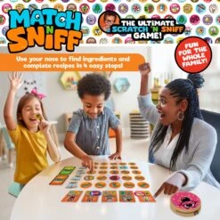 Match 'N Sniff: The Ultimate Scratch 'n Sniff Game - Sweet & Smelly -Toyology Toys SMNSG 2