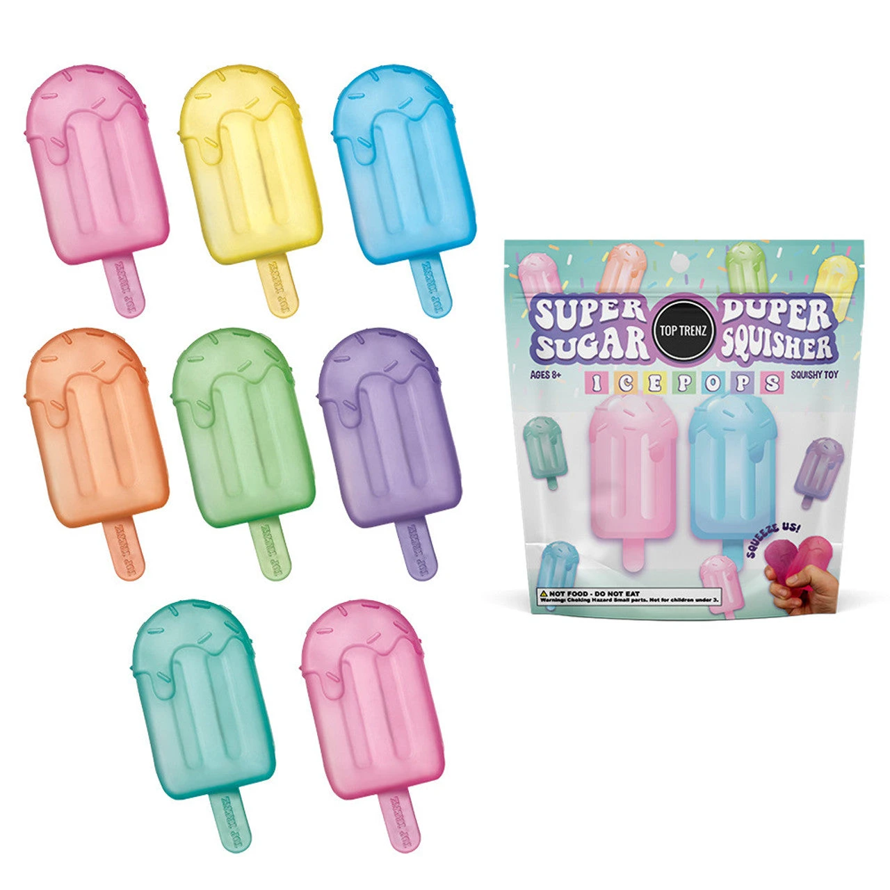 Super Duper Sugar Squisher - Mini Ice Pops 2 pk Super Duper Sugar Squisher - Mini Ice Pops 2 Pk -Toyology Toys SUG POP7 01060.1719512370.1280.1280 20028
