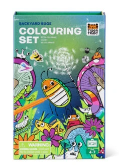 Tiger Tribe Colouring Set - Backyard Bugs