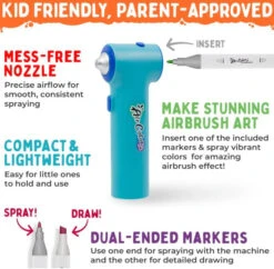 Air Color Brush Kit 5 Air Color Brush Kit -Toyology Toys aircolor3 720x e1baeb3f b7b1 4505 aa8f 05bee9bc6332