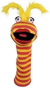 Lipstick Knitted Puppet