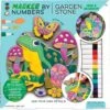 Marker By Number Frog & Mushroom Garden Stone 2 Marker By Number Frog & Mushroom Garden Stone -Toyology Toys brst9401
