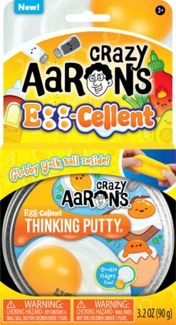 Crazy Aaron's Egg-Cellent Thinking Putty 4"