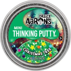 Crazy Aaron's Mini Stocking Stuffer Thinking Putty Christmas Tree
