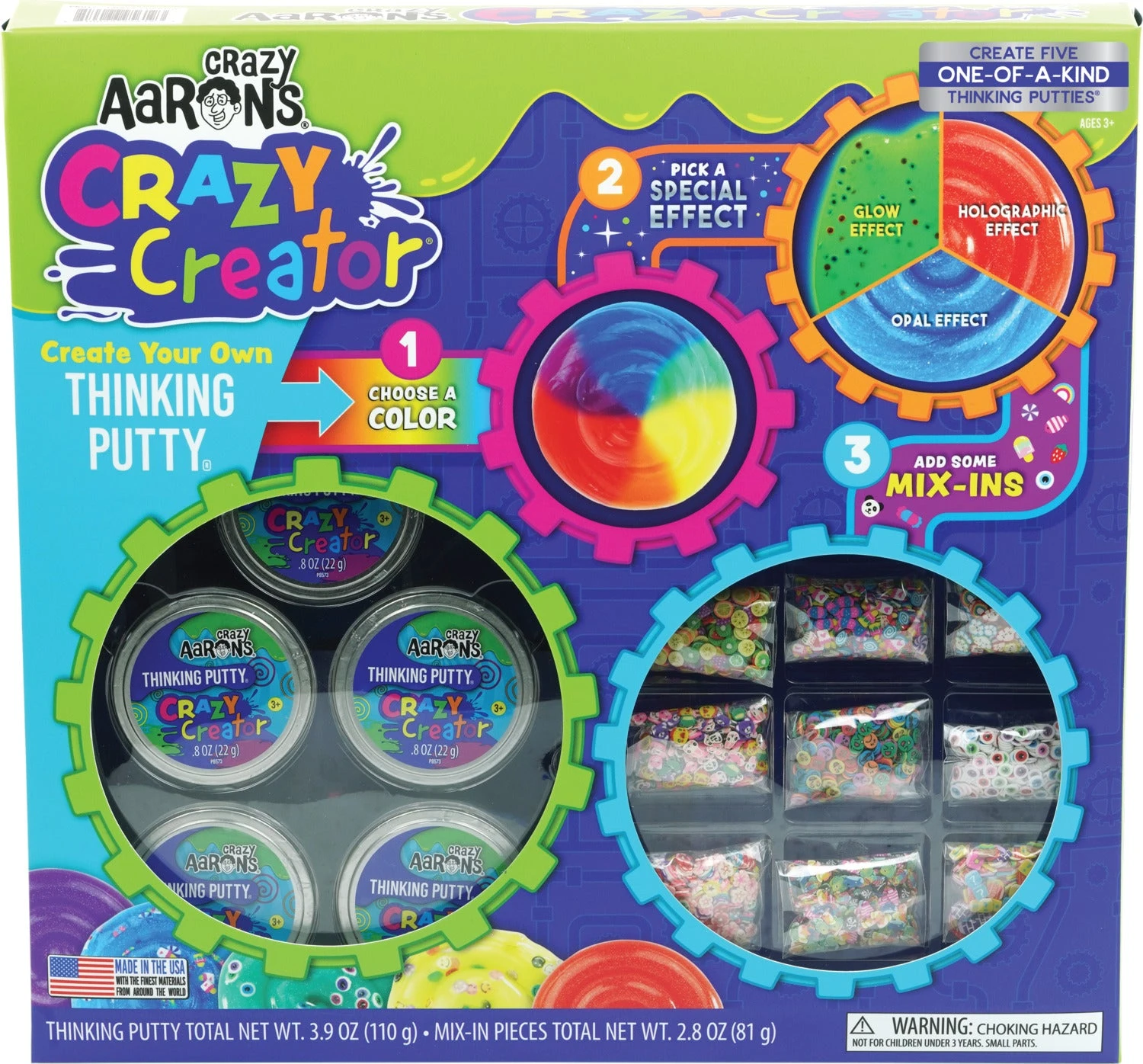 Crazy Aarons Crazy Creator Thinking Putty Crazy Aarons Crazy Creator Thinking Putty -Toyology Toys caappk012