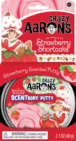 Crazy Aaron's Strawberry ShortcakeThinking Putty 4"