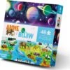 Crocodile Creek Above & Below/Earth & Space - 48pc Puzzle