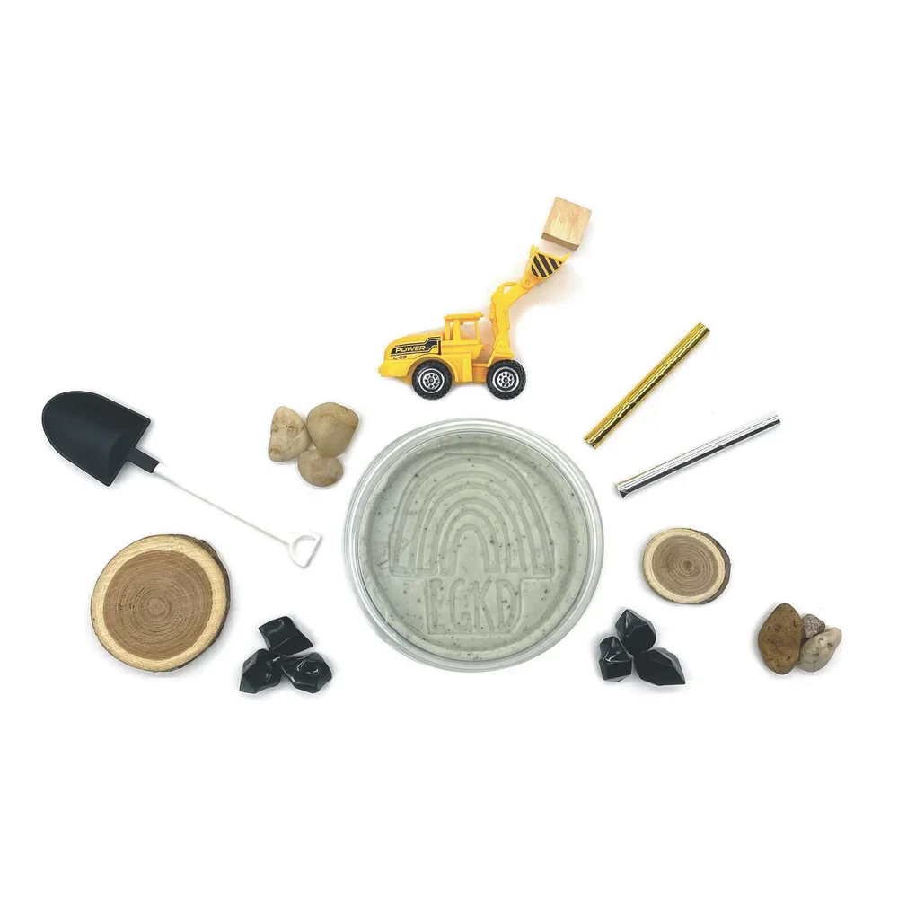 Construction Play Dough Kit - Cookies & Cream Construction Play Dough Kit - Cookies & Cream -Toyology Toys d4b2bfa197e23249076b313c0b53dad1