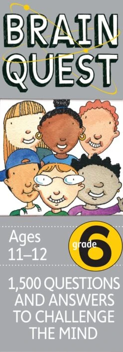 Brain Quest Grade 6 6 Brain Quest Grade 6 -Toyology Toys e670fbc45bc0c6cb4872c38e200f4752