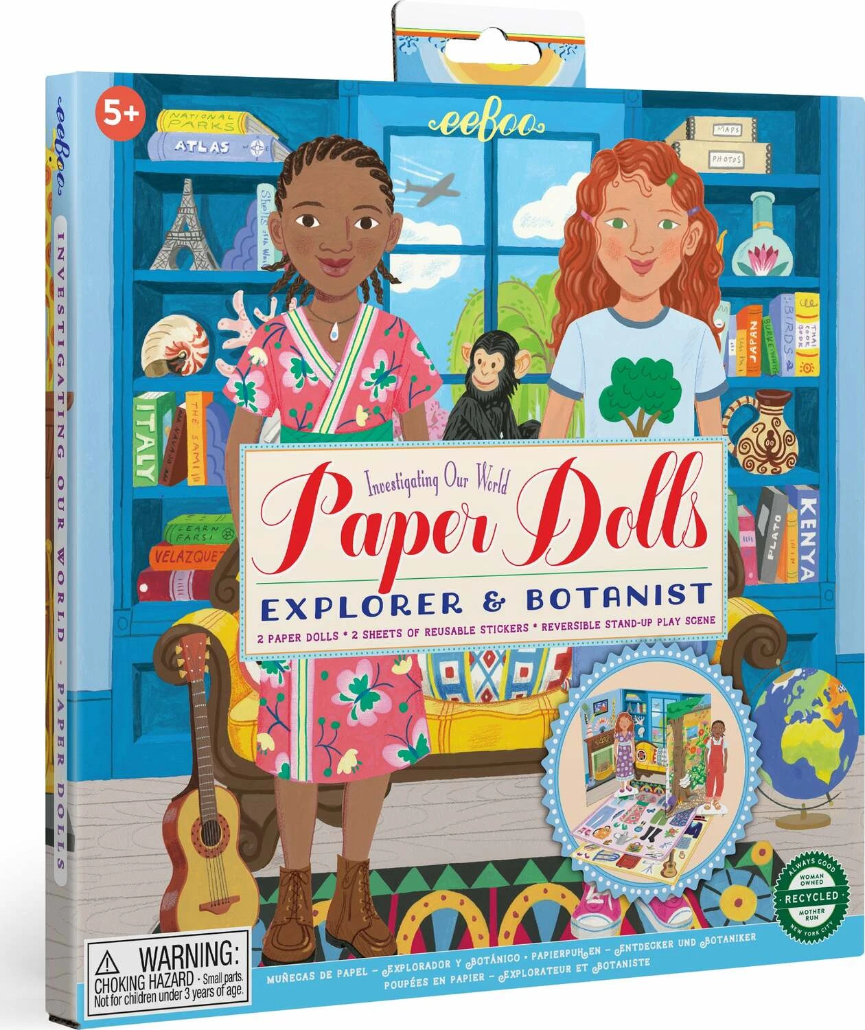 Explorer and Botanist Paper Doll Set Explorer And Botanist Paper Doll Set -Toyology Toys