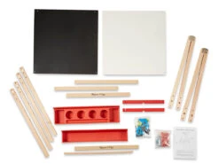 Melissa & Doug Deluxe Easel / Magnetic Boards -Toyology Toys ed14b34007ddadb9db805f8e20aa7e11