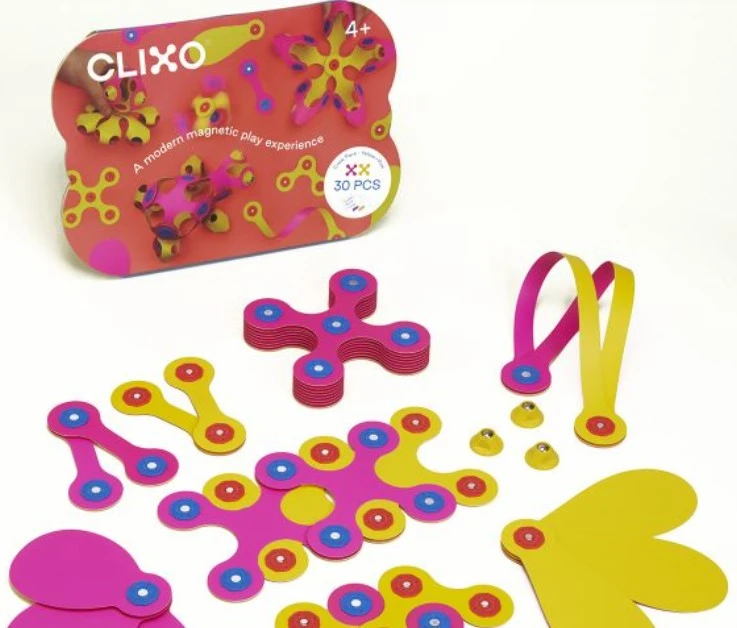 Clixo Crew Pack Yellow/Pink- 30pcs Clixo Crew Pack Yellow/Pink- 30pcs -Toyology Toys ef82cce121385a2daee4271c26bbd822