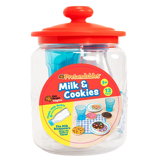Pretendables Milk & Cookies Fat Brain Toys Pretendables Milk & Cookies -Toyology Toys evwzrzrtfyrktze26msp