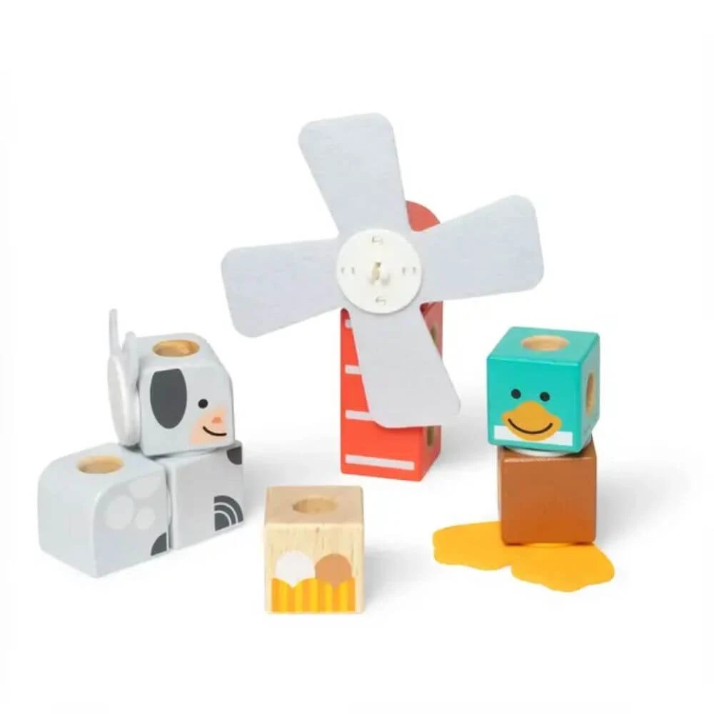 Blockables Farm Friends Melissa & Doug Blockables Farm Friends -Toyology Toys farmblockables