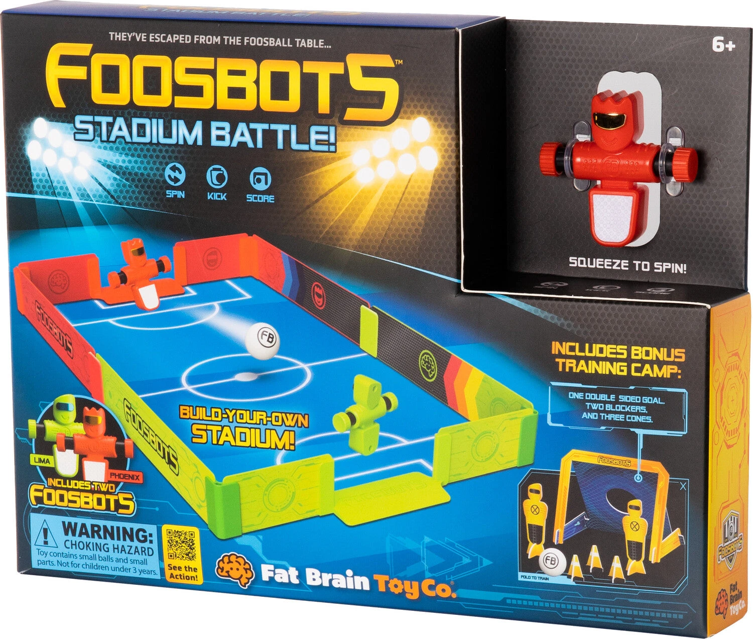 Foosbots Stadium Battle Set Fat Brain Toys Foosbots Stadium Battle Set -Toyology Toys fatbfa4761