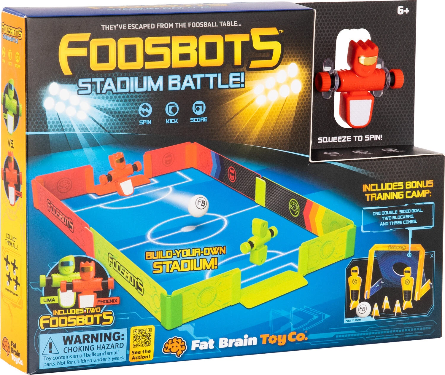 Foosbots Stadium Battle Set Fat Brain Toys Foosbots Stadium Battle Set -Toyology Toys fatbfa4761 1