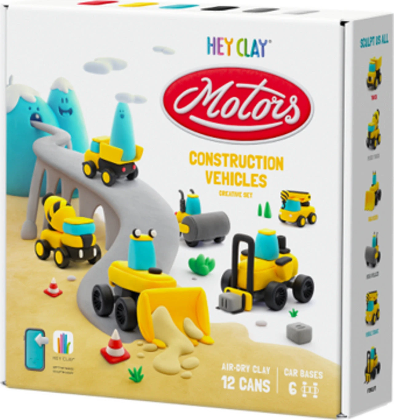Hey Clay - Construction Vehicles Fat Brain Toys Hey Clay - Construction Vehicles -Toyology Toys fatbfa4991
