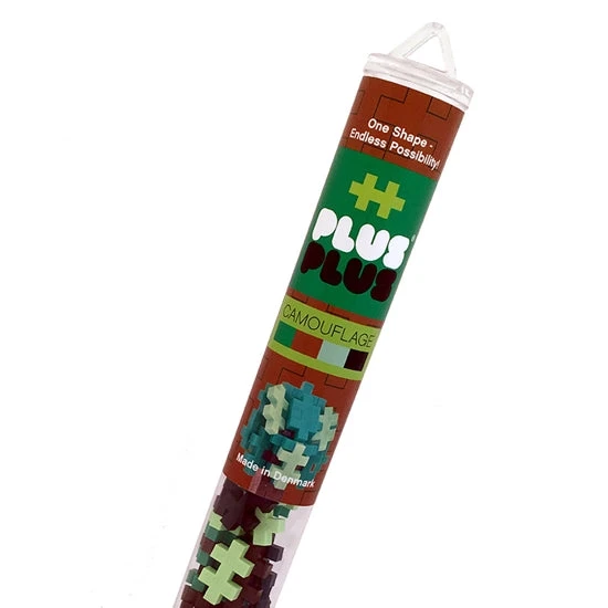 Plus-Plus Camo Mix Tube Plus-Plus Camo Mix Tube -Toyology Toys fb382c7c562077de888493885f6cc629