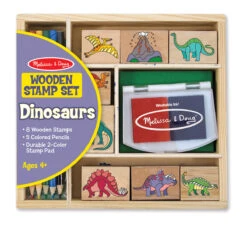 Melissa & Doug Dinosaur Stamp Set -Toyology Toys ff551fd221b1461c5803dc8bfe56a6d0