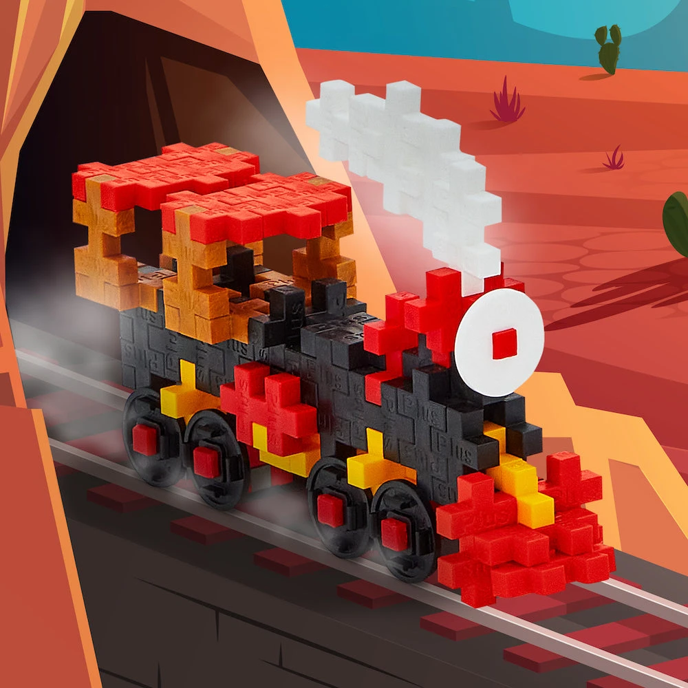 Plus-Plus Tube - Train Plus-Plus Tube - Train -Toyology Toys gear05121 2