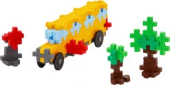 Plus-Plus Tube - School Bus -Toyology Toys gear05125 3