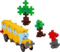 Plus-Plus Tube - School Bus -Toyology Toys gear05125 4