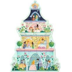Djeco The Princess Tower - 36pc Giant Floor Puzzle